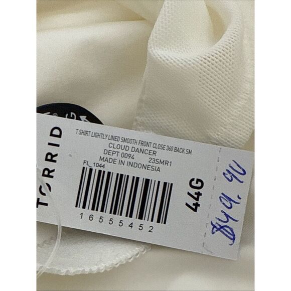 Torrid Size 44G Perfect T Shirt Lightly Lined Front Close Bra New NWT DDDD - Picture 4 of 6